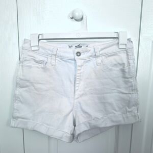 Women's White Denim Shorts